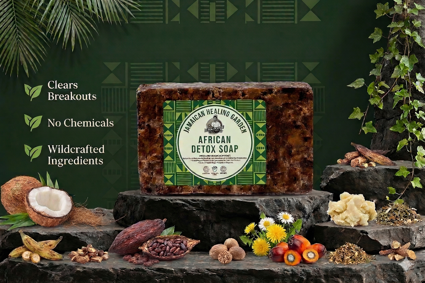 9x African Detox Soap (9 bars)